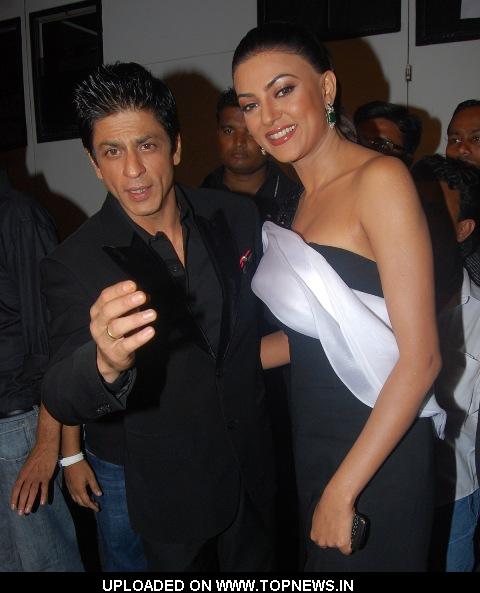 Shahrukh Khan and Sushmita Sen at  I Am She 2010 Grand Finale
